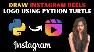 Instagram Reels Logo Using Python Turtle | Python Turtle Graphics | Python Turtle Coding Video