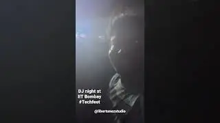 DJ night at party IIT Bombay | Techfest | EDM night | #iitbombay #techfest