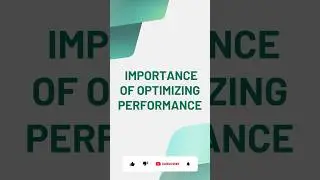 What is the Importance of Optimizing Performance in Power BI ? #powerbi #optimization #reports