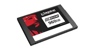 Распаковка SSD диска Kingston DC500R 960GB 2.5