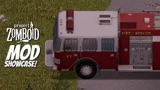 Fully Armored '90 Pierce Arrow Pumper Fire Truck Project Zomboid Mod Showcase