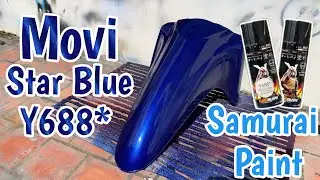 TIP to Spray Samurai Paint MOVIstar blue Y688 