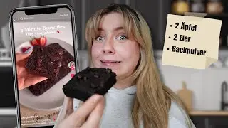 Ich esse 1 Woche nur healthy tiktok Rezepte