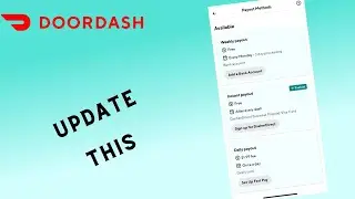 How to add or update my bank account information in Dasher app