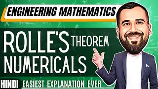 Rolle's Theorem Solved Numericals Explained in Hindi l Engineering Mathematics