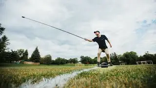 LONGEST SELFIE STICK EVER (the footage is UNREAL)
