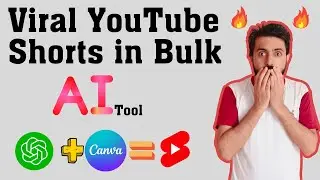 Automize YouTube shorts using ChatGPT and Canva || 300 Shorts in just 5 minutes || Viral shorts AI