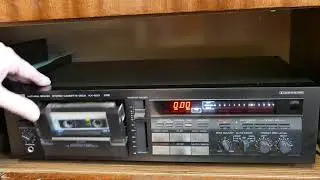 Yamaha KX-800. Часть 2-я. Проба записи перед разборкой деки.