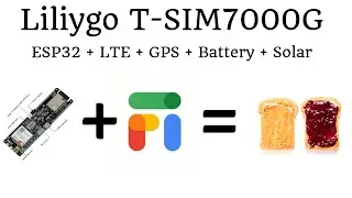 Lilygo T-SIM7000G Google Fi compatible Programmable GPS Tracker