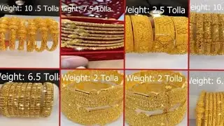gold bangles design with price & weight // gold bangles #goldbangles #banglesdesigngold #jewellery