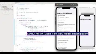 SwiftUI MVVM (Model View View Model) design pattern