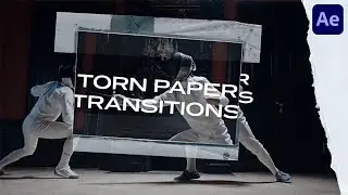 Torn Paper Transitions ( After Effects Template ) ★ AE Templates