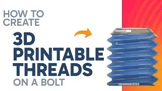 How to Create 3D Threads on a Bolt in Fusion 360 (Step by Step)