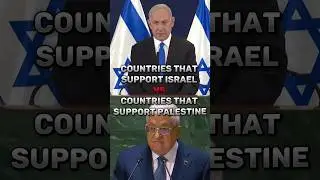 Countries that Support Israel Vs Countries that Support Palestine #shorts #geopolitics  #israel