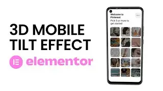 How to Add 3D Mobile Tilt Effect in Elementor 2022 | WordPress Tutorial 2022