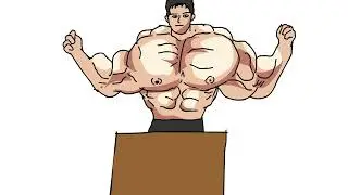 Muscle Growth Animation Transformation