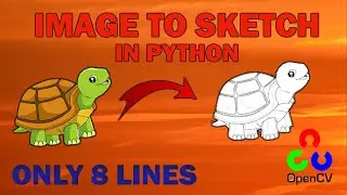 Image to sketch using python || OpenCV project || python projects for beginners || project maker