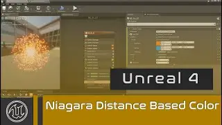 UE4 - Niagara Distance Based Color