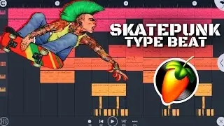 How To Make Pop Punk or Punk Rock Type Beat on FL Studio Mobile (trap beat making tutorial)