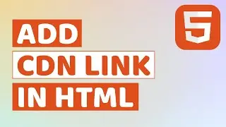 How to Add CDN Link in HTML | What Does CDN Mean | How to Add Bootstrap CDN in HTML