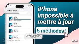 iOS 18 impossible à mettre à jour -  Résolvez-le maintenant !