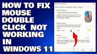 How To Fix Mouse Double Click Not Working in Windows 11 [Solution]