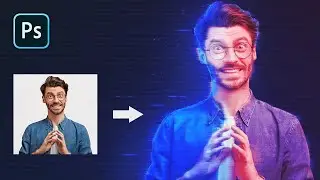 Hologram Effect in Photoshop Tutorial Step by Step