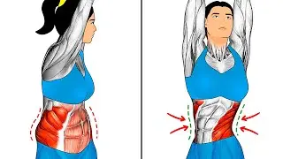 Stubborn Belly Fat and Slim Waist Exercise for Weight Loss