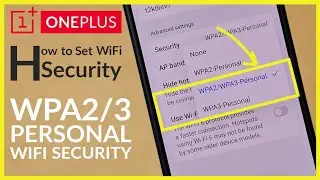 How to Change WiFi Security of Personal Hotspot on OnePlus Android Phone