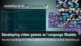 Making a Sci-Fi game w/ Cohere LLM + Stability.ai: Generative AI tutorial