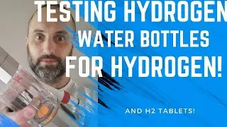 Testing Hydrogen Water Bottle Generators for Hydrogen PPM [H2 Water - Recommended on Jor Rogan] 4k