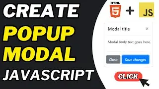 Popup Modal HTML CSS Javascript Tutorial For Beginners