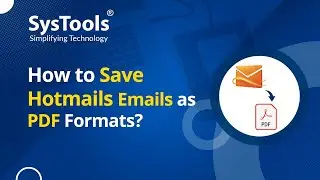 How to Save Hotmail Emails to PDF File Format?