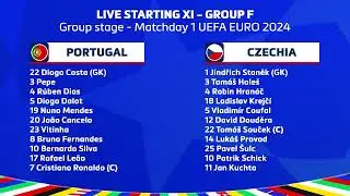 🔴 LIVE PORTUGAL VS CZECH REPUBLIC UEFA EURO 2024 GROUP STAGE - EURO 2024 GROUP F