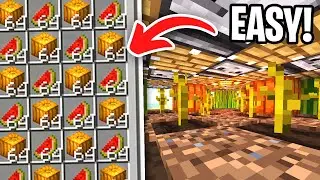 Easiest 1.21 Pumpkin + Melon Farm (JAVA + BEDROCK)
