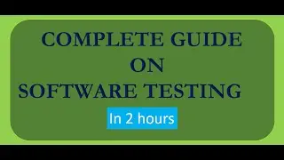 Learn Software Testing in 2 hours(Tamil) | Software Testing Tutorial in 2020