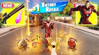 IRON MAN vs 3 NEW MEDALLIONS & MYTHIC’S CHALLENGE (Fortnite Chapter 6)