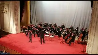 Titea Fabian ,9 ani."Balada" - C.Porumbescu. Orch.Operei din Brașov, dirijor Mircea Holiartoc.