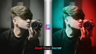 Dual Tone Editing Tutorial | Dual Colour Photo Editing | PicsArt Editing | urban editz