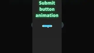 【HTML&CSS】Submit button animation #shorts