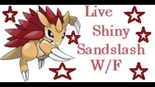 (LIVE) Shiny Sandslash Encounter W/F (HeartGold) [Safari Week 2016]