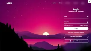 How To Make A Website With Login And Register Page | HTML CSS & Javascript