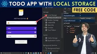 🔴 Building a Todo List App Project with Local Storage in React JS  & Hooks in 2021