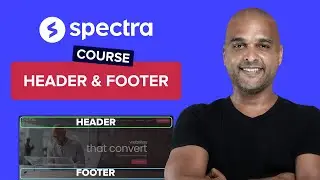 Customize Header & Footer | Build a Website With WordPress Spectra