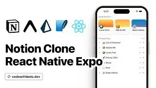 Building a Notion Clone with React Native Expo & Prisma | Local-First Tutorial