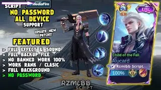 NEW Script Skin Alucard Epic No Password | Effect & Voice - Patch Terbaru Mobile Legends