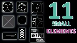 TOP 11 SMALL ANIMATED ELEMENTS FREE DOWNLOAD FOOTAGE GREEN SCREEN