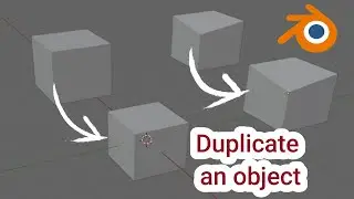 2 Methods To Duplicate Objects in Blender / Blender tutorial