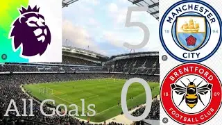 FC25 Premier League 2024/25 - Manchester City 5-0 Brentford all goals #gaming #fc25