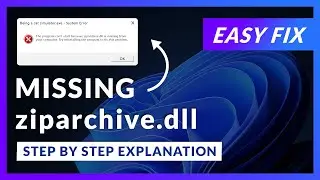 ziparchive.dll Error Windows 11 | 2x FIX | 2023